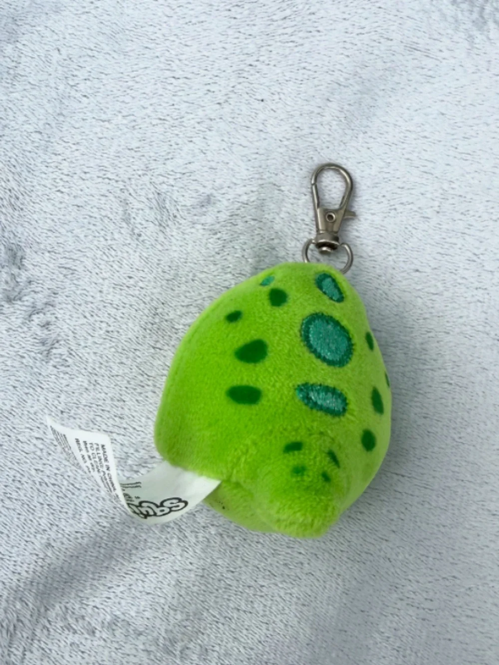 3” Handmade Squishmallow Amalie snake keychain bag charm